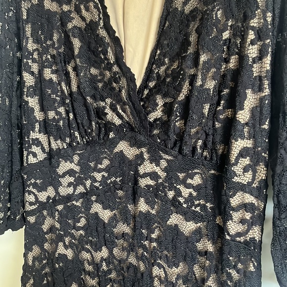 Plus Size Lace Dress - Picture 4 of 5